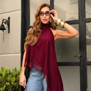 Blusa assimétrica *Milena*